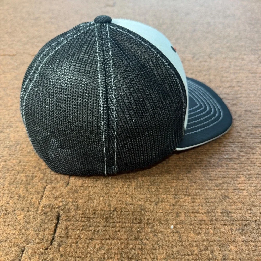 Baltimore Orioles Youth Trucker Hat Pacific Headwear 404M Black White Mesh Cap